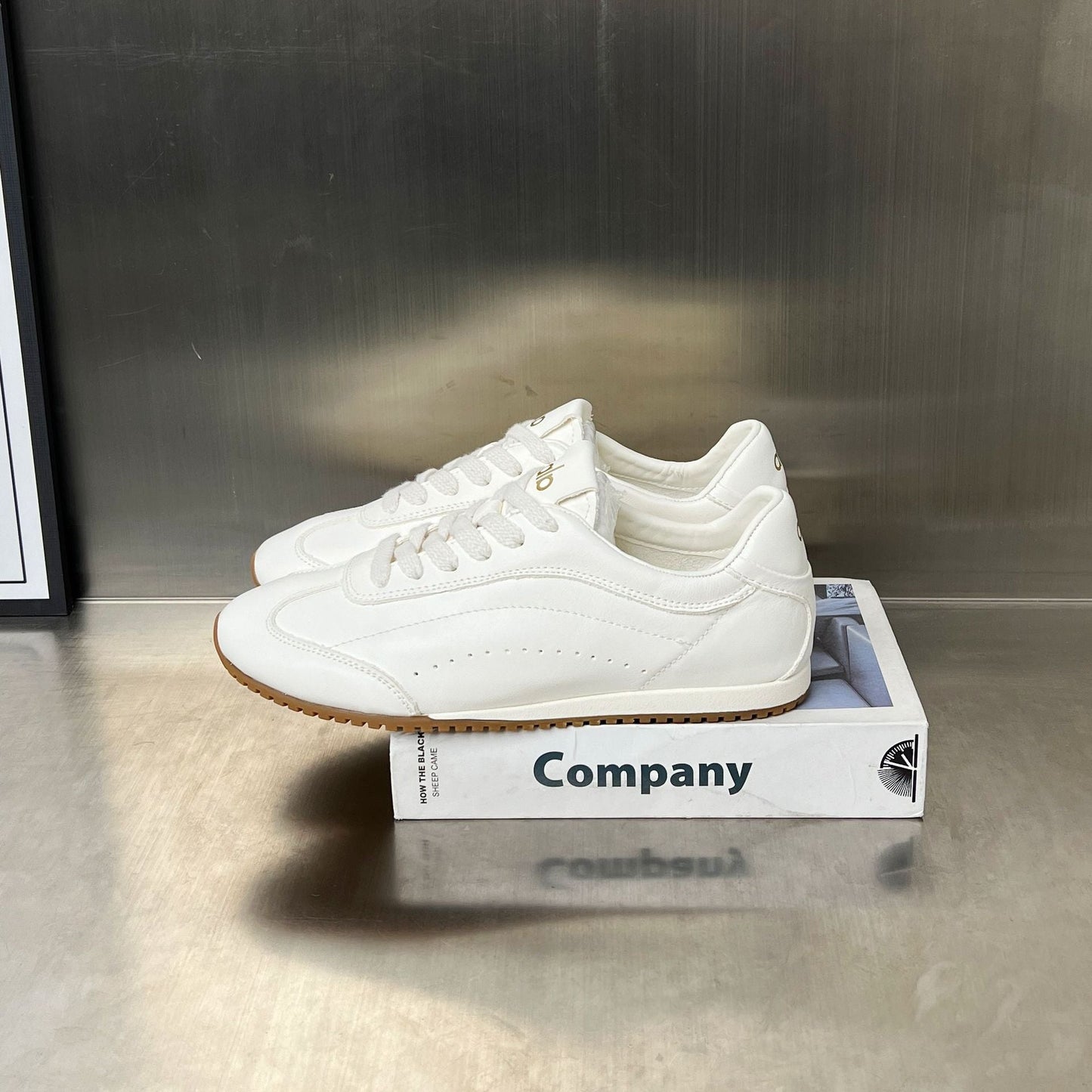 Damen Sneaker Sportlich atmungsaktiv Schwarz