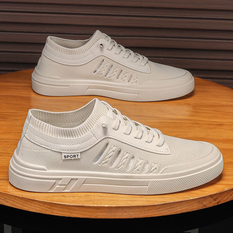 Damen Sneaker Sportlich Modisch Weiße Einsätze