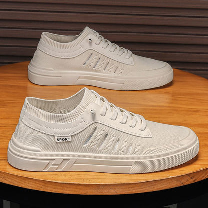 Damen Sneaker Sportlich Modisch Weiße Einsätze