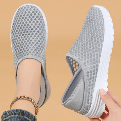 Damen Sneaker Atmungsaktiv Slip-On Bequem Flexibel - BerlinGlamour