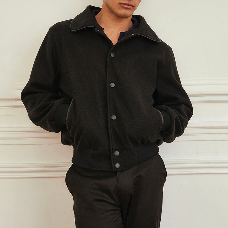 Herren Casual-Jacke Modern Knopfleiste Trendig