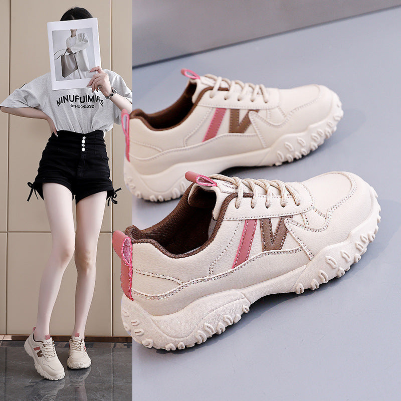 Damen Sneaker Sportlich Leichtlaufend mit Profilsohle - BerlinGlamour