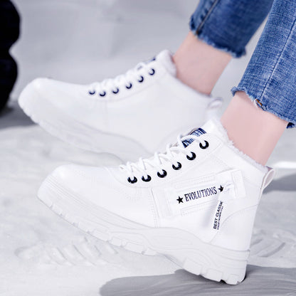 Damen Winterboots Warmfutter Rutschfest Schneestiefel Modern