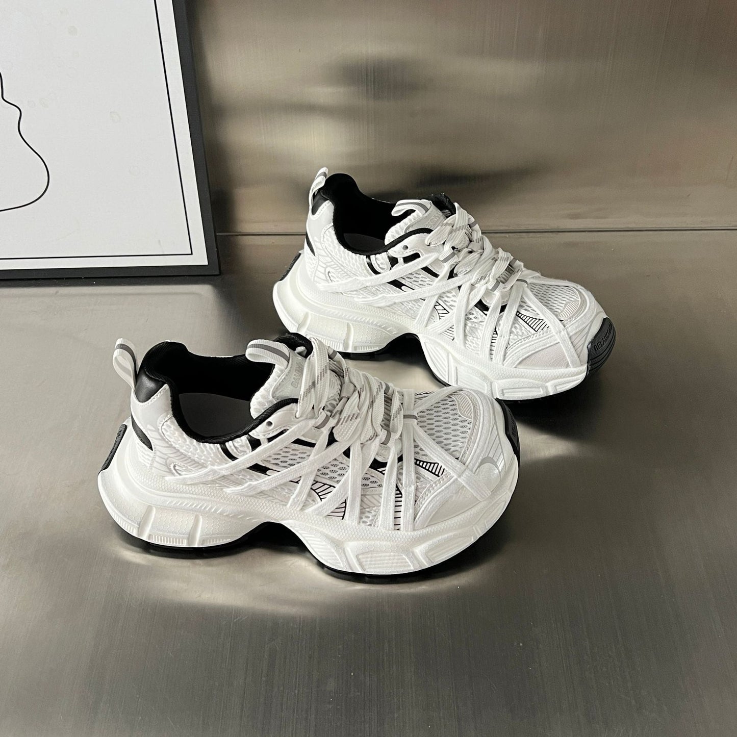 Damen Sneaker Sportlich atmungsaktivMesh