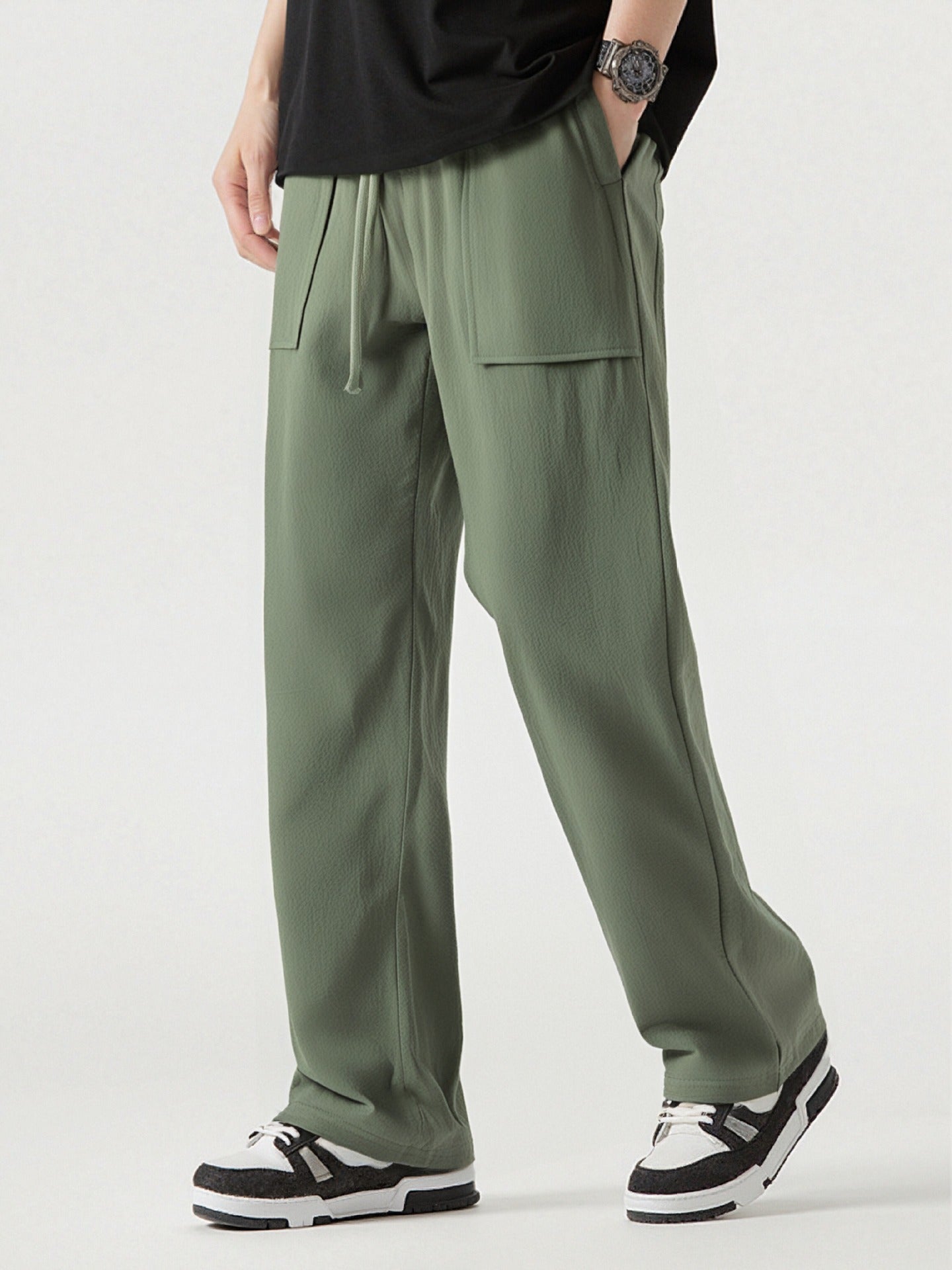Herren Cargo-Hose Bequem mit Taschen Elastisch