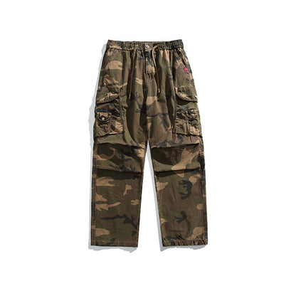Herren Camouflage Hose Militärstil Cargo Modern