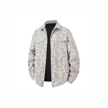 Herren Overshirt Modern Mit Muster Trendig - BerlinGlamour