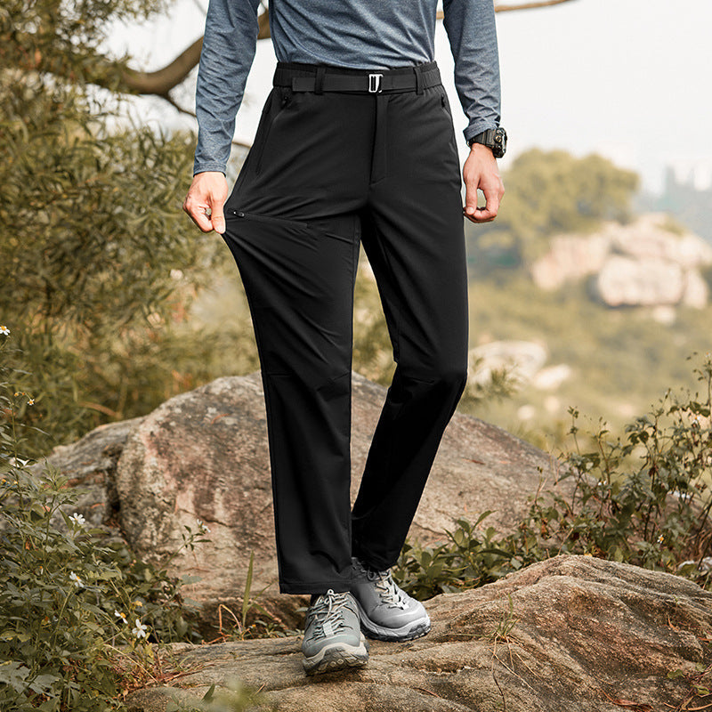 Herren Outdoorhose Leicht Wasserabweisend Verstellbar