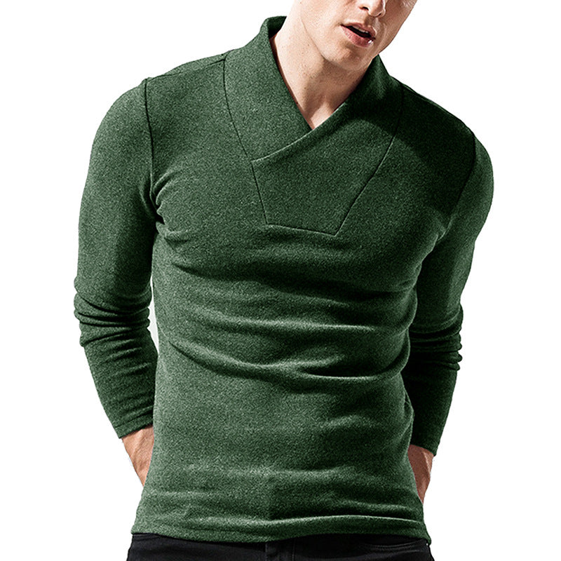 Herren Pullover Stehkragen Eleganter Style