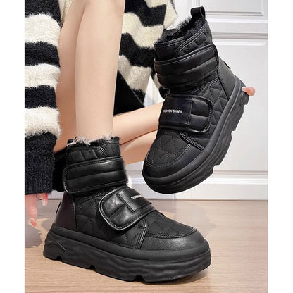 Damen Stiefel Boots Gefüttert Warm Modisch