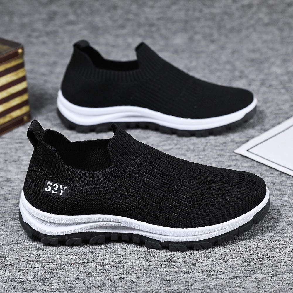Damen Strick Sneaker Atmungsaktiv Komfortabel