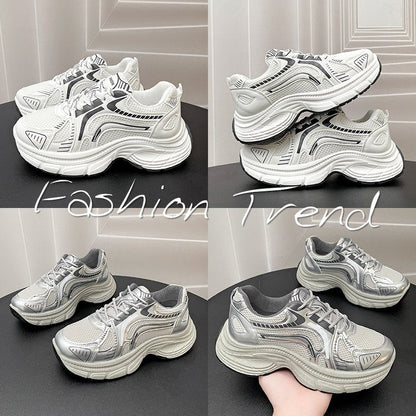 Damen Laufschuhe Sneaker Glänzend Dämpfend