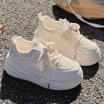 Damen Sneaker Komfortabel Voluminös mit Dämpfung