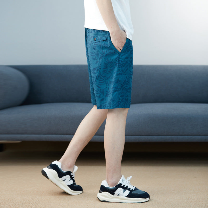 Herren Badeshorts Elastisch Funktionale Taschen Sommer