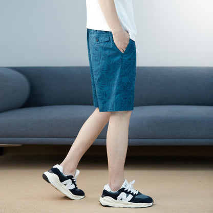 Herren Badeshorts Elastisch Funktionale Taschen Sommer