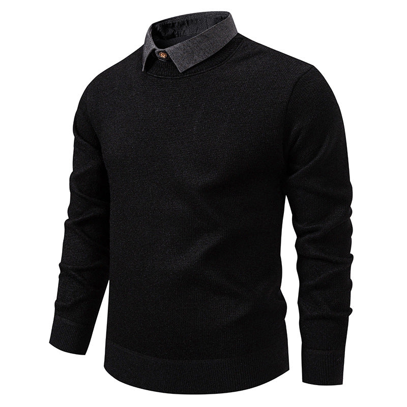 Herren Pullover Modern Kragen Hochwertig