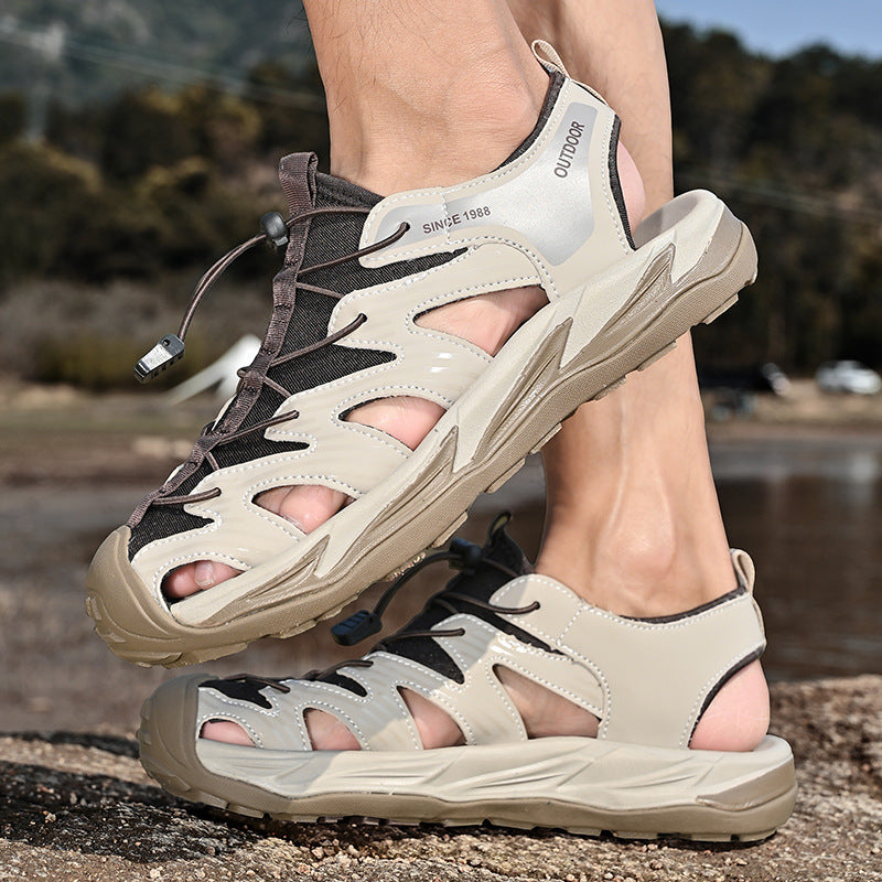 Damen Sport-Sandalen Rutschfest Schnellschnürsystem Outdoor
