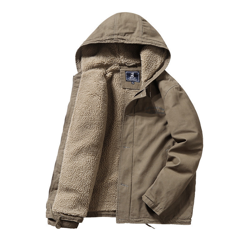 Herren Übergangsjacke Warm Fleece Innenfutter Praktisch