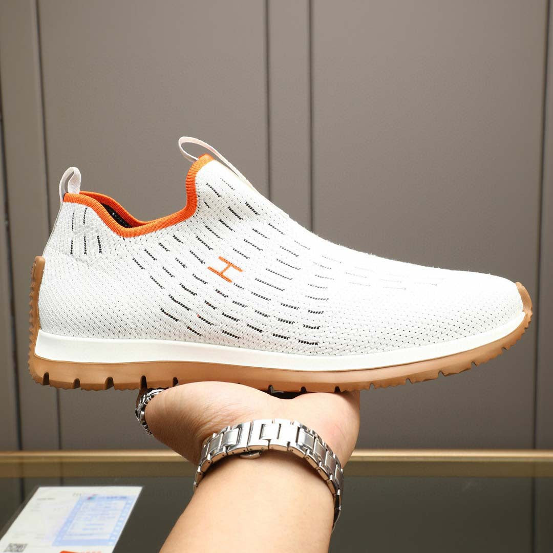 Damen Sneaker Atmungsaktiv Leicht Slip-On Schuhe