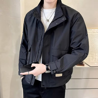 Herren Utility-Jacke Leicht Mit Funktionalen Taschen