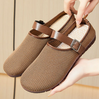 Damen Clogs Bequem Atmungsaktiv mit Verstellbarem Riemen - BerlinGlamour