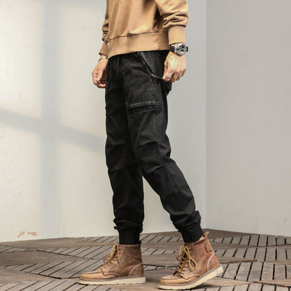 Herren Cargo-Hose Multifunktional mit verstellbarem Bund Outdoor