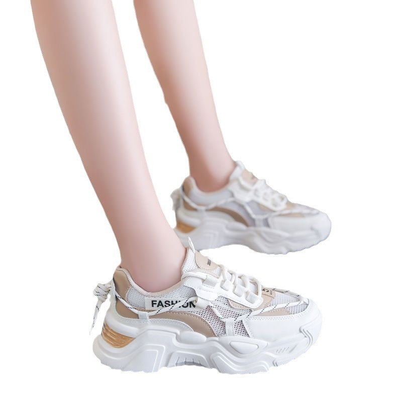 Damen Sneaker Atmungsaktiv Chunky Mode Schuhe