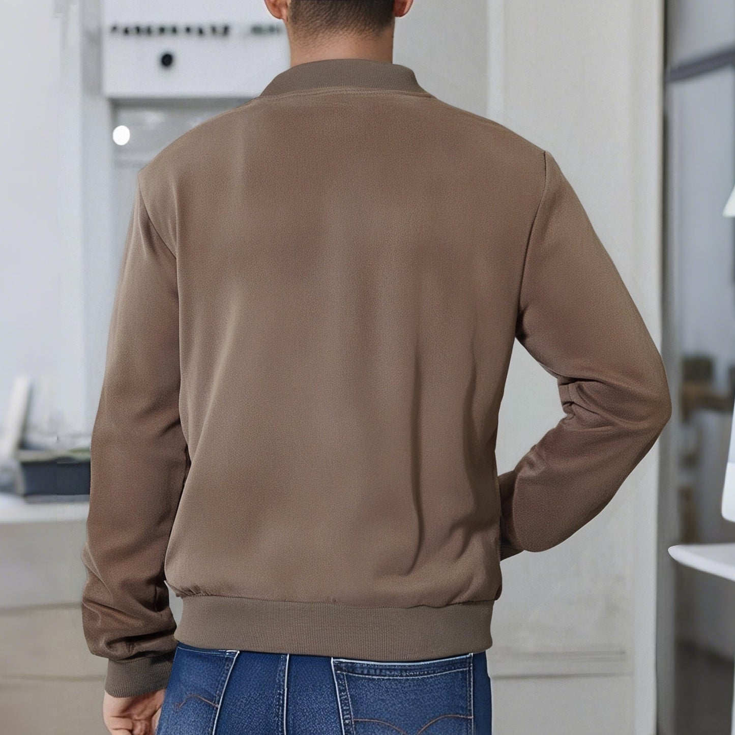 Herren Jacke Lässig Mit Taschen Elastisch Berlin - BerlinGlamour