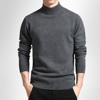 Herren Rollkragenpullover Hochwertig Kaschmir Look