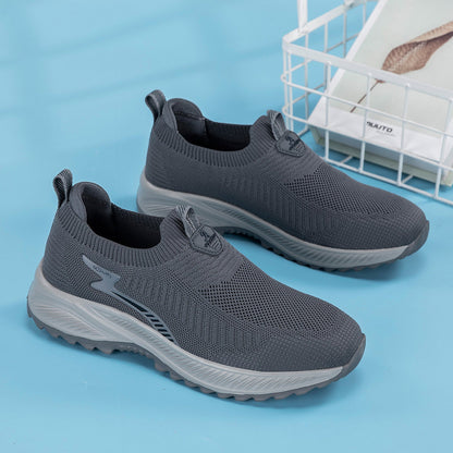 Damen Sneaker Atmungsaktiv Komfortabel mit Weichsohle