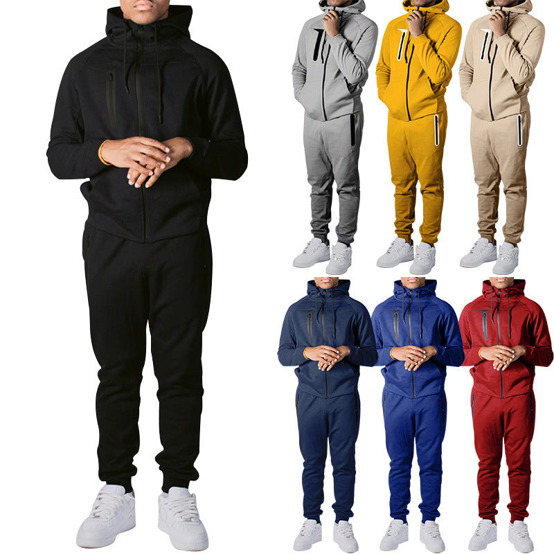 Herren Sport-Set mit Elastischer Jacke und Bequemen Joggers - BerlinGlamour