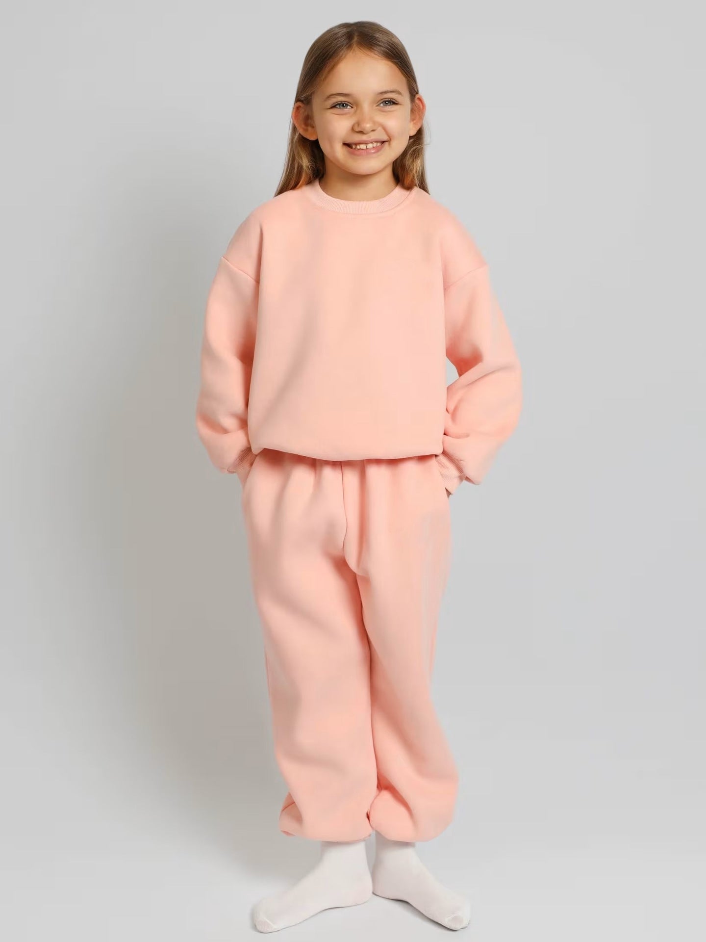 Damen Sweat-Set Bequem Voluminöses Oberteil Jogginghose