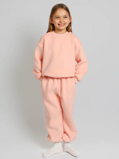 Damen Sweat-Set Bequem Voluminöses Oberteil Jogginghose
