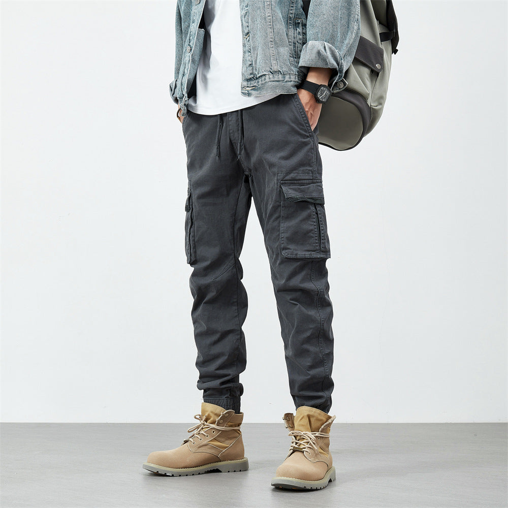 Herren Cargo-Hose Elastisch Praktisch Viel Taschen