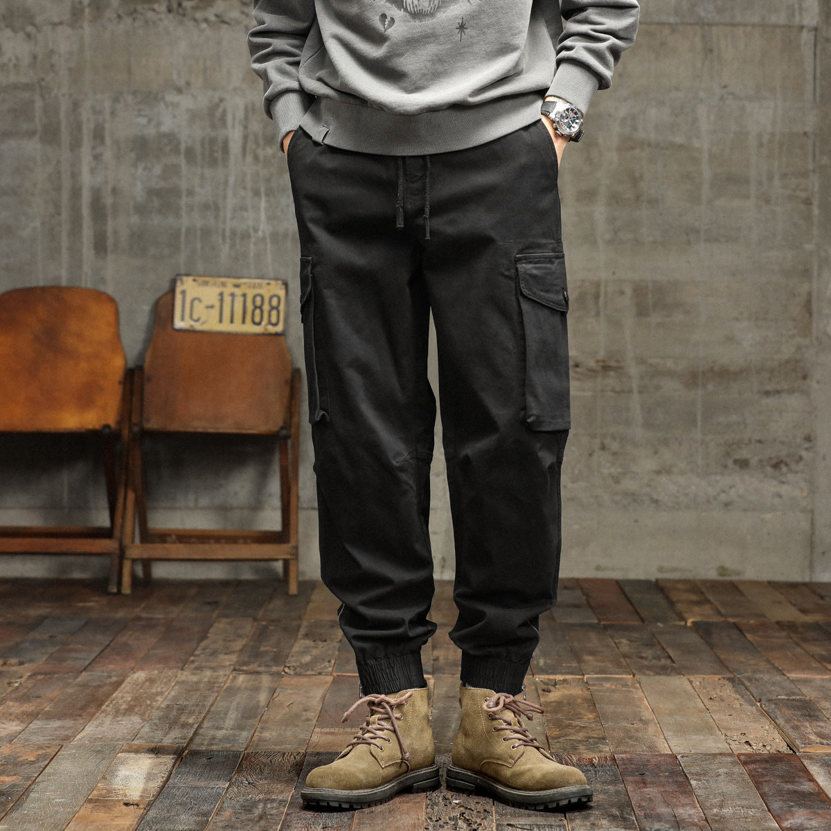 Herren Cargo-Hose atmungsaktiv Multifunktional