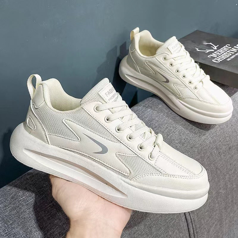 Damen Sneaker Leicht Laufschuhe Mit Dämpfung Weiss