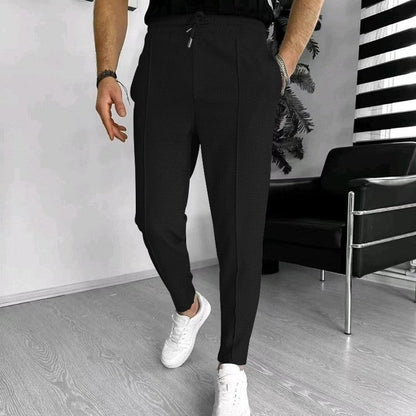 Herren Freizeithose Elastisch Mit Muster Trendig