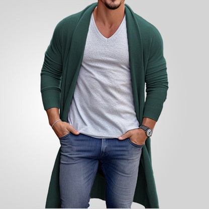 Herren Cardigan Lässig Offener Schnitt Modern Strick