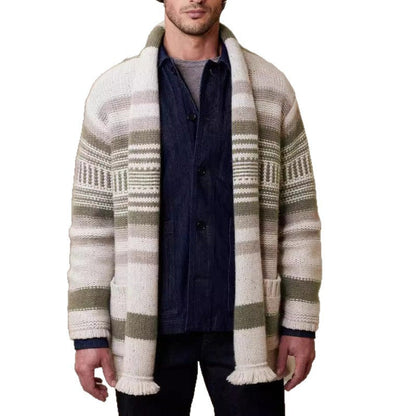 Herren Strickjacke Modern mit Taschen und Zeitlosem Design