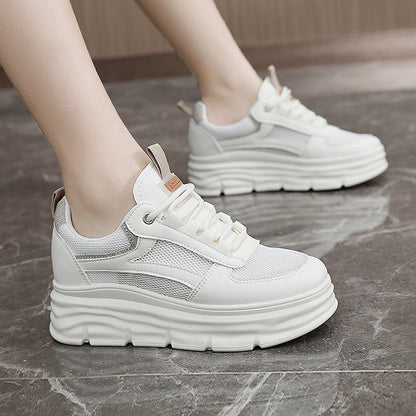 Damen Sneaker Chunky Plateau atmungsaktiv Modern