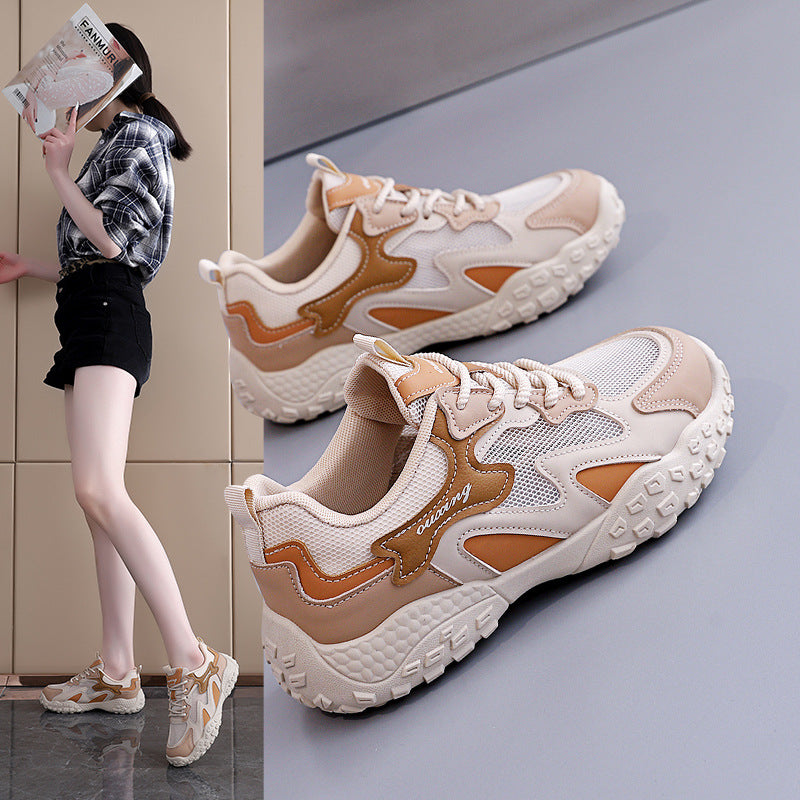 Damen Sneaker Komfort Mesh Bequem Laufsohle - BerlinGlamour