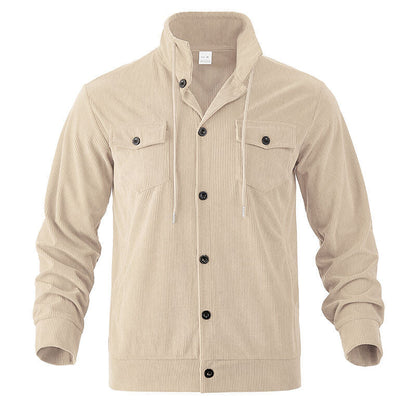 Herren Cordjacke Steppjacke Verstellbar Praktisch