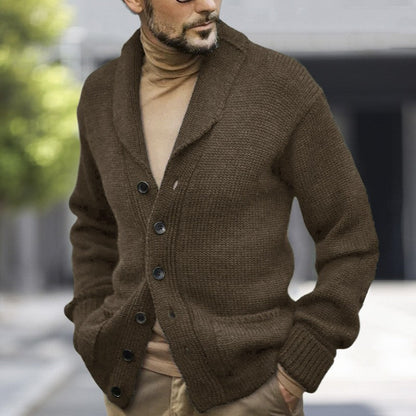 Herren Strickcardigan Weich Kuschelig Winter