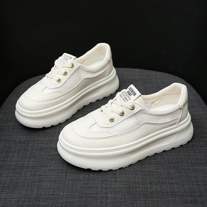 Damen Sneaker Sportlich Trendy Weiße Schuhe