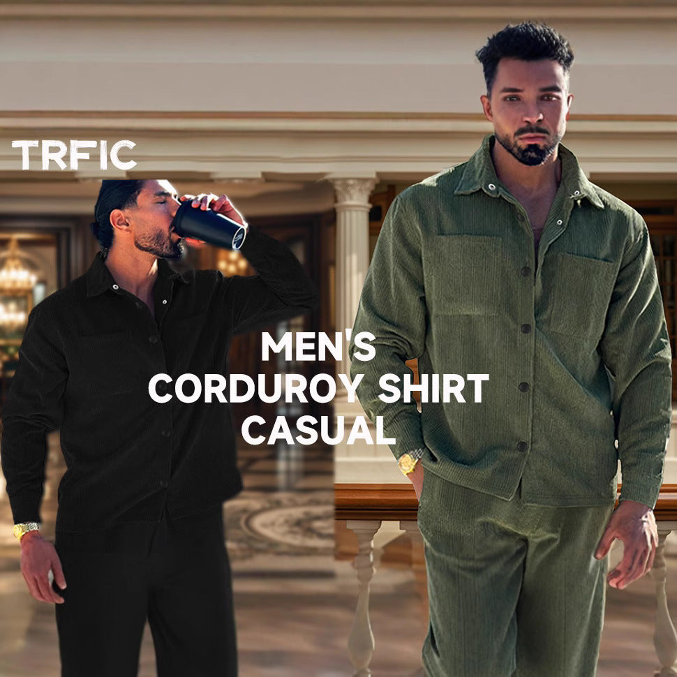 Herren Freizeitshirt Weich Komfort Taschen Sportlich - BerlinGlamour
