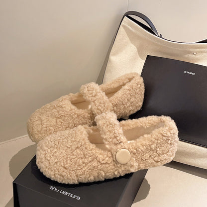 Damen Hausschuhe Flauschig Warm mit Elastikband