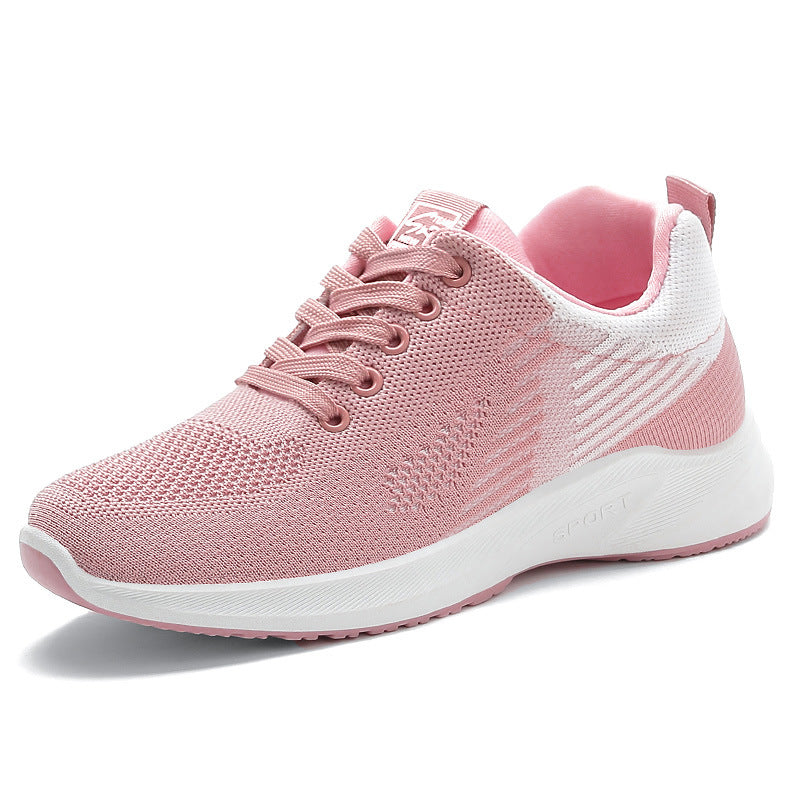 Damen Laufschuhe Leicht Atmungsaktiv Strickdesign Sportschuhe