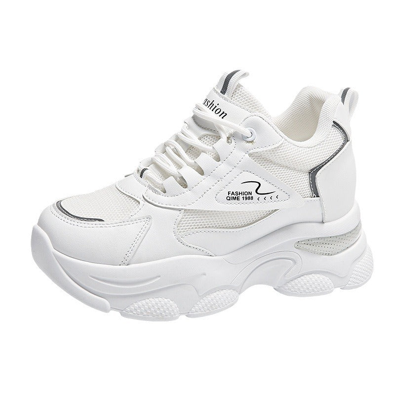 Damen Sneaker Sportlich Leicht Atmungsaktiv Chunky