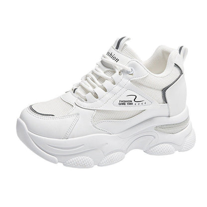 Damen Sneaker Sportlich Leicht Atmungsaktiv Chunky