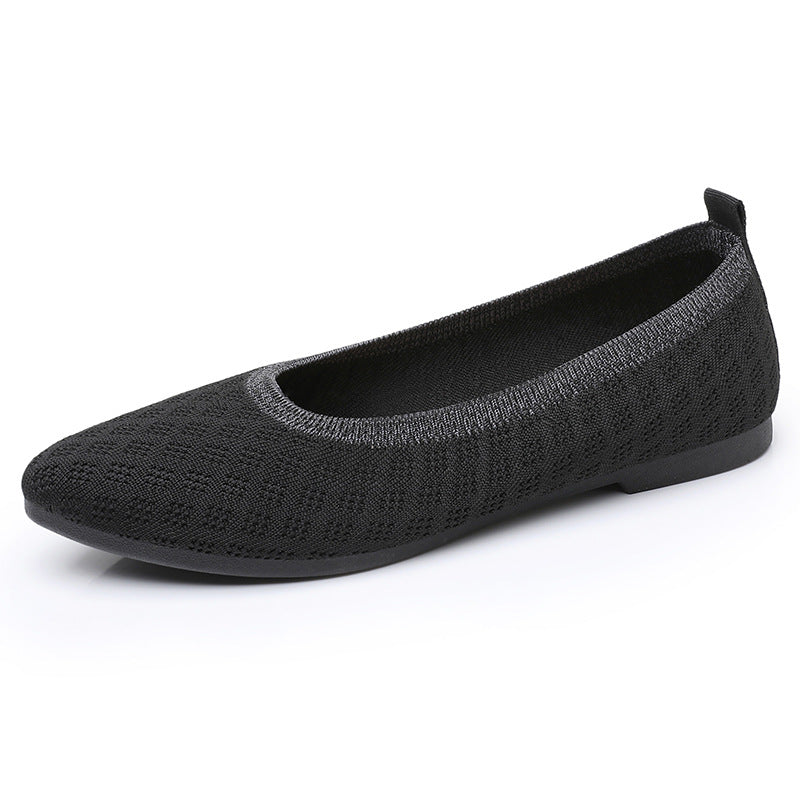 Damen Flats atmungsaktiv Flexibles Fußbett